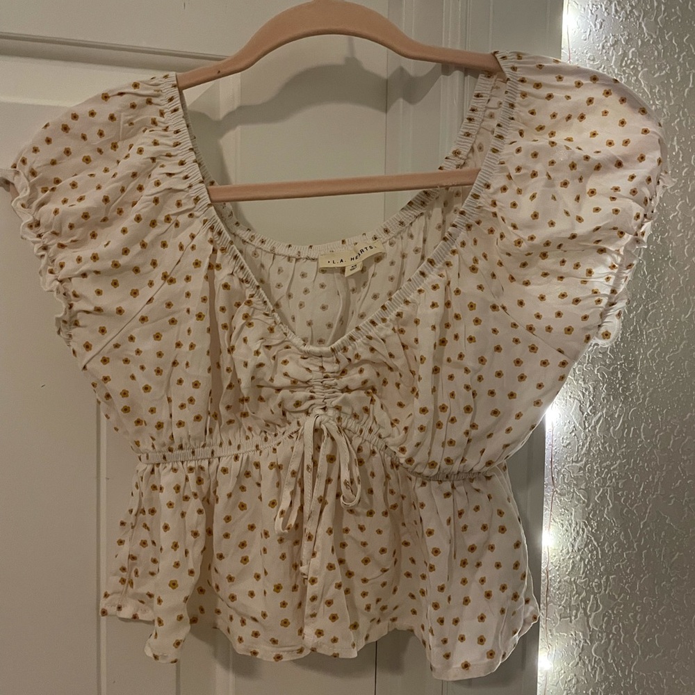la hearts (pacsun) crop top